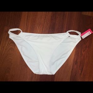 NWT white bikini bottoms. never been worn